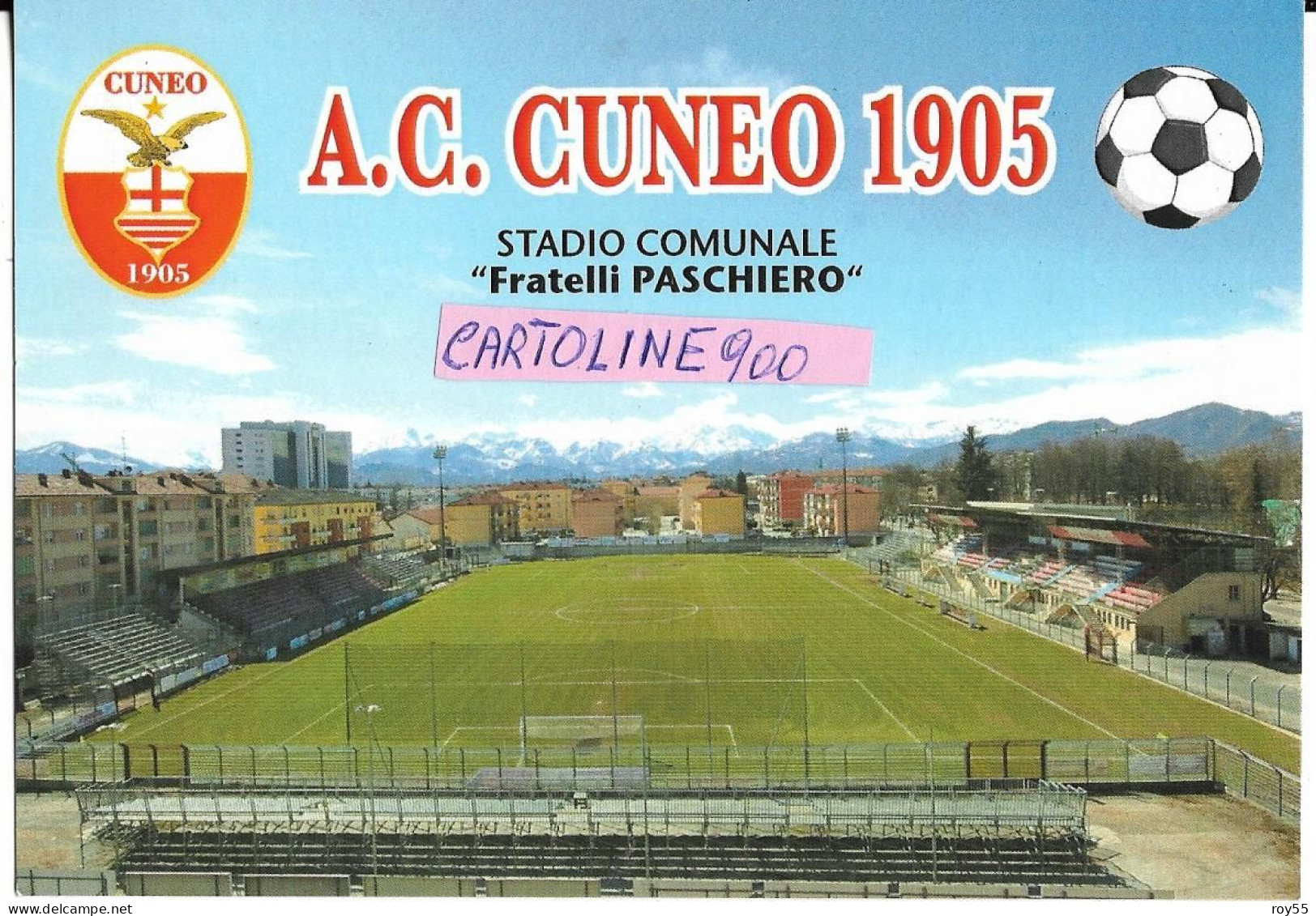 Stadium Estadio Stade Stadio Comunale Fratelli Paschiero Cuneo Piemonte - Fútbol