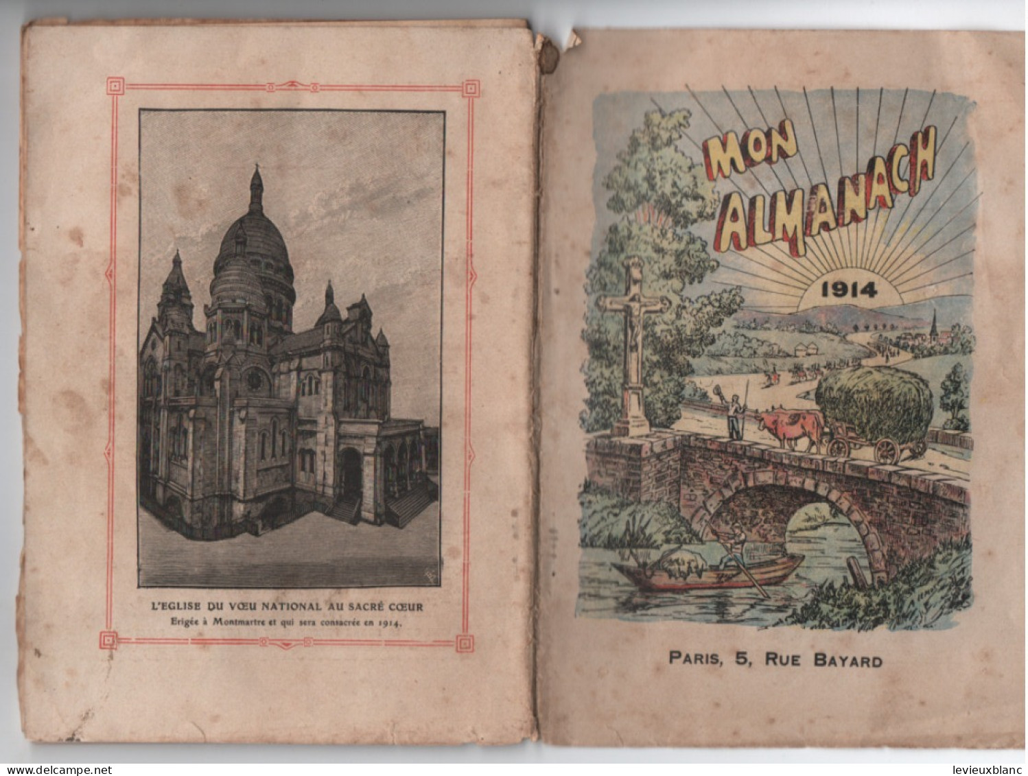 "MON ALMANACH" /Avec Calendrier Annuel / Maison De La Bonne Presse/20éme Année /1914            ALM7 - Otros & Sin Clasificación