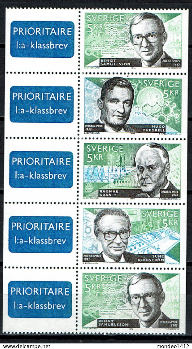 Sweden - 1996 - Yv 1954/57 - Nobel Prize Winners, Prix Nobel De Médecine - MNH - Unused Stamps