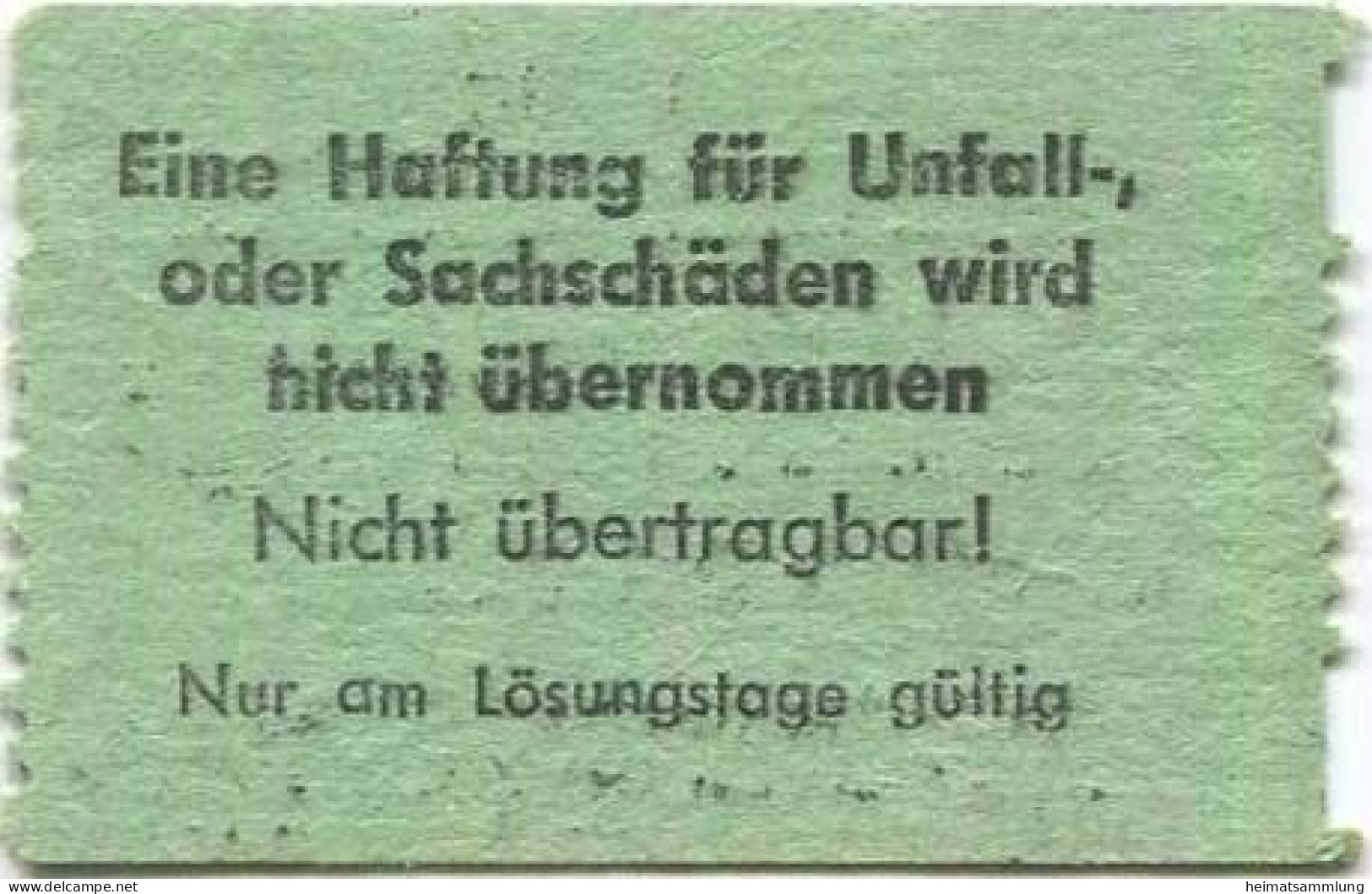 Deutschland - Berlin - Olympia-Stadion - Besichtigungskarte Für Das Olympia- Und Schwimmstadion - Preis DM -,30 - Tickets - Vouchers