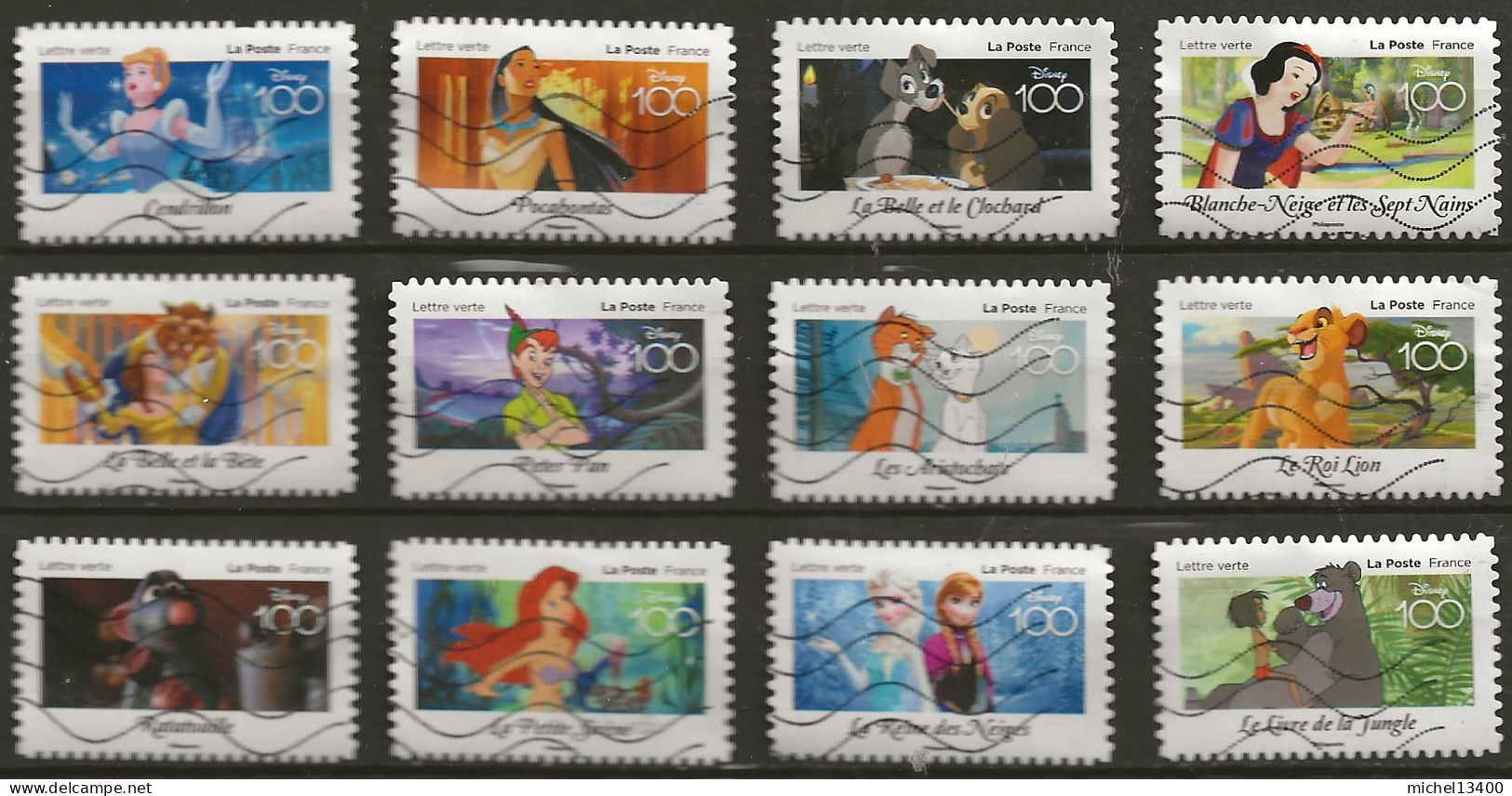 Année 2023 Série 100 Ans De Disney Réf A - Used Stamps