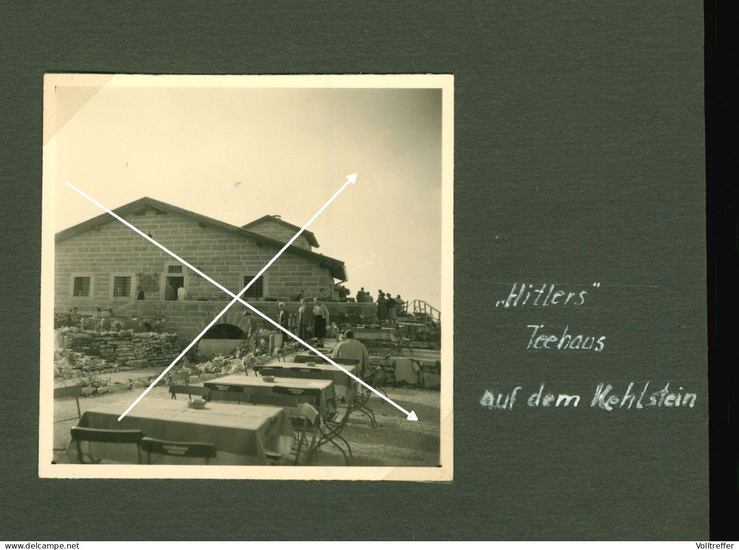 Orig. Foto 50er Jahre Blick Auf Das Teehaus Von Adolf Hitler Kehlstein Kehlsteinhaus Berchtesgadener Land - Berchtesgaden