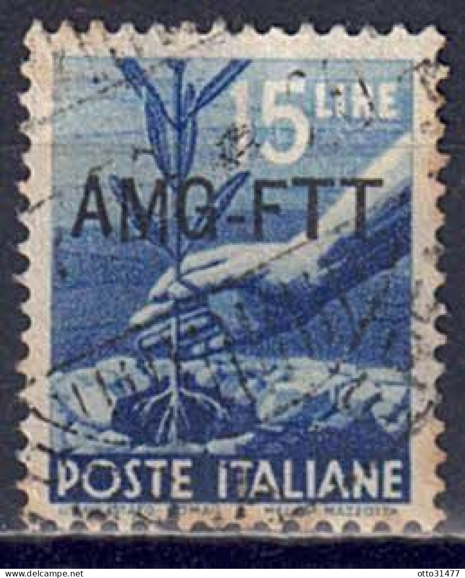 Italien / Triest Zone A - 1949 - Serie Demokratie, Nr. 87, Gestempelt / Used - Afgestempeld