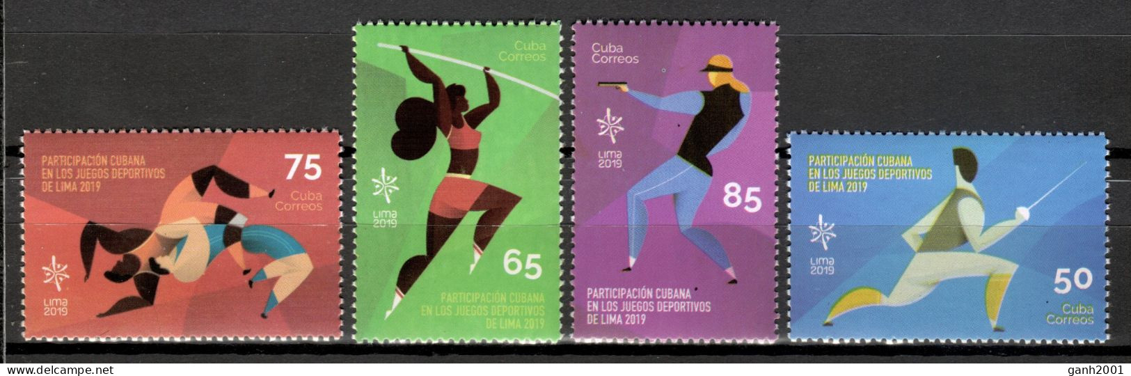 Cuba 2019 / Sport Panamerican Games Lima MNH Deportes Juegos Panamericanos Lima  / Cu18608  C2-10 - Unused Stamps