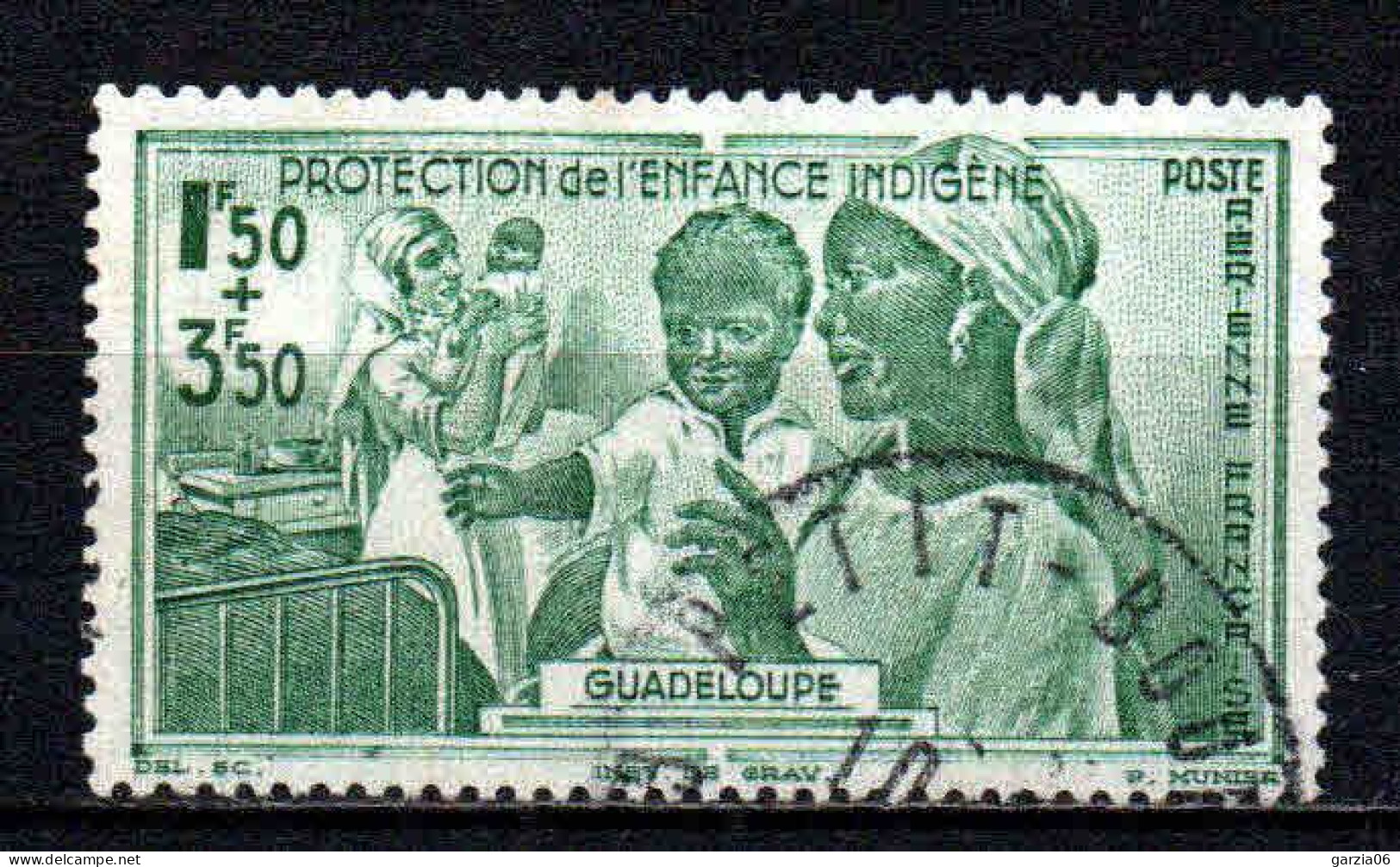 Guadeloupe  - 1942 - Protection De L' Enfance    - PA 1 - Oblit - Used - Poste Aérienne