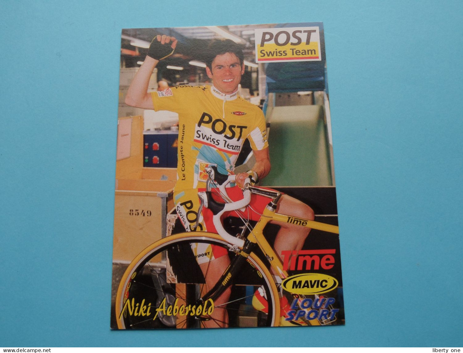 Niki AEBERSOLD > POST Swiss Team ( Zie / Voir SCANS ) Format CP ! - Radsport