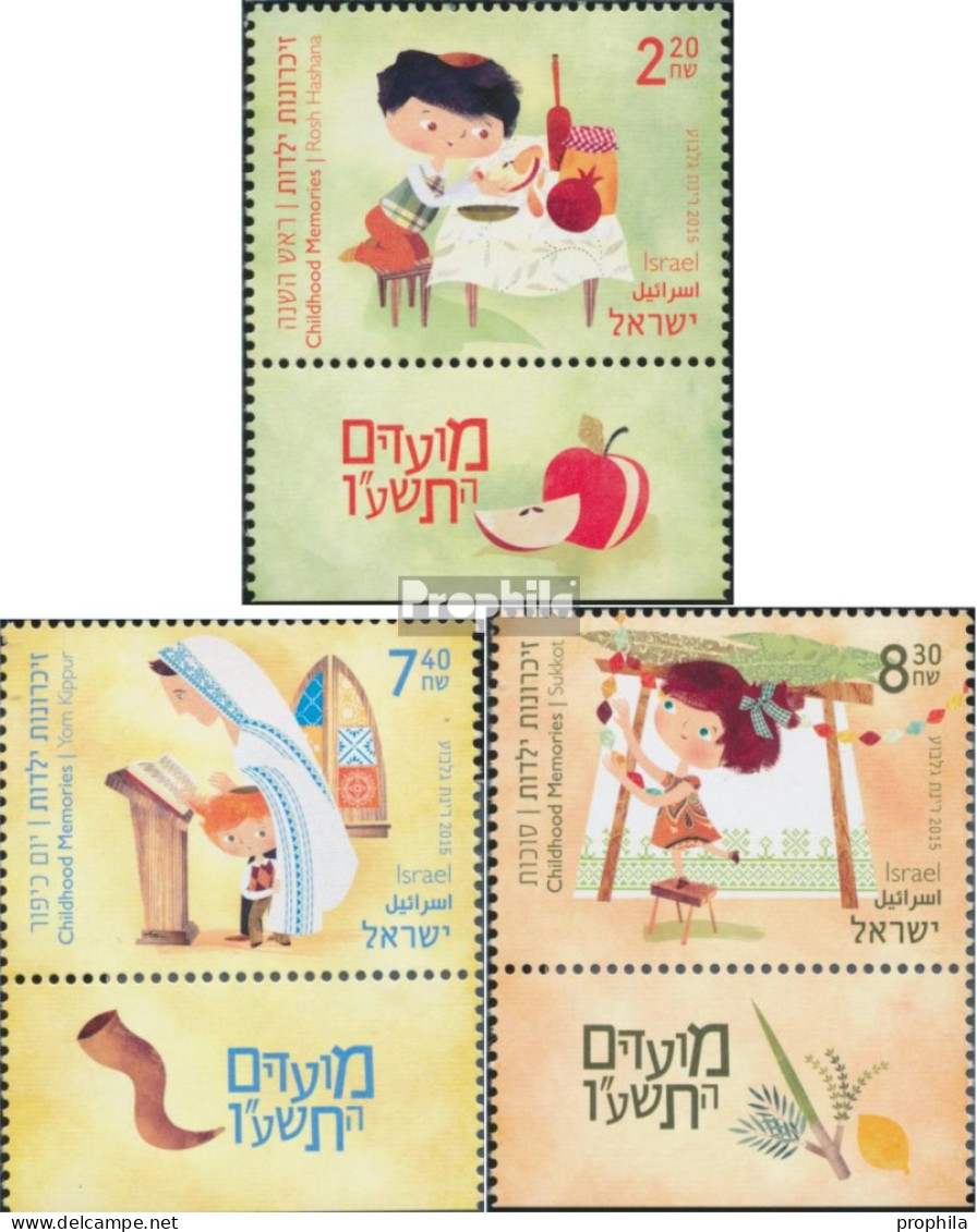 Israel 2482-2484 Mit Tab (kompl.Ausg.) Postfrisch 2015 Kindheitserinnerungen - Ongebruikt (met Tabs)
