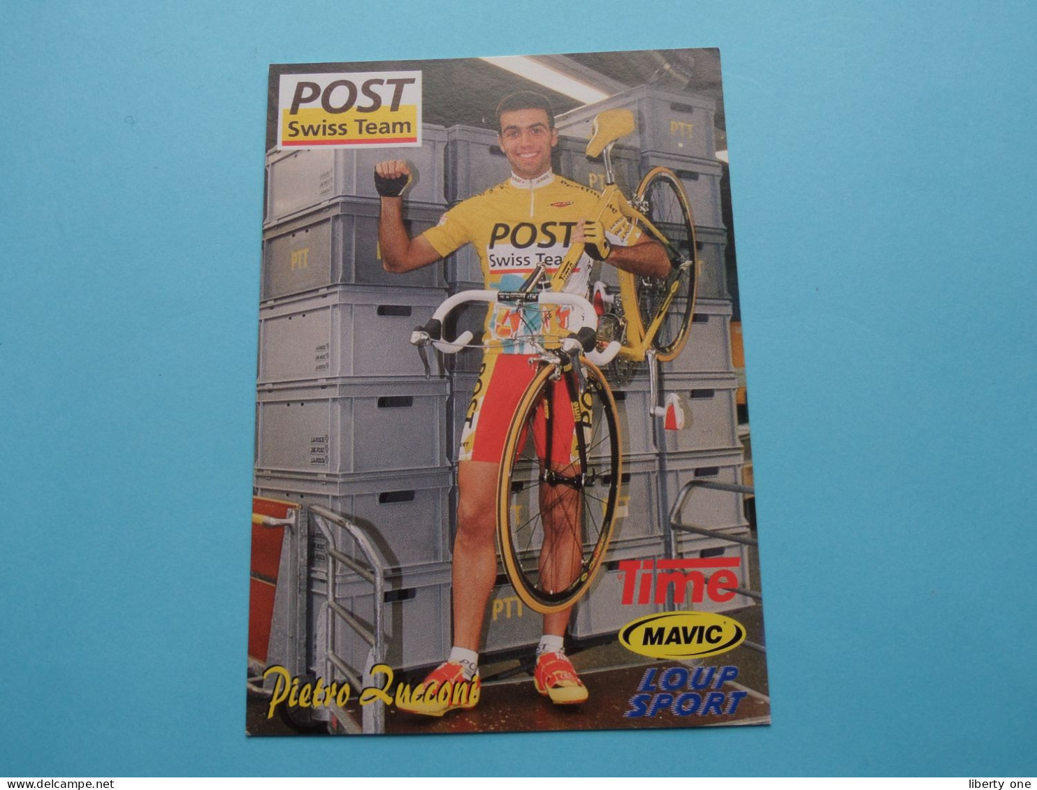Pietro ZUCCONI > POST Swiss Team ( Zie / Voir SCANS ) Format CP ! - Cyclisme