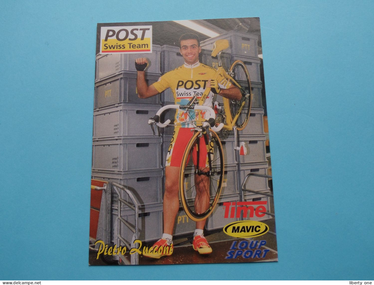 Pietro ZUCCONI > POST Swiss Team ( Zie / Voir SCANS ) Format CP ! - Cycling