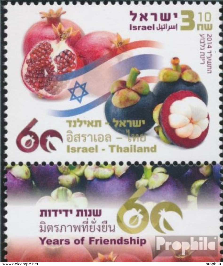 Israel 2419 Mit Tab (kompl.Ausg.) Postfrisch 2014 Dipl. Beziehung Mit Thailand - Unused Stamps (with Tabs)