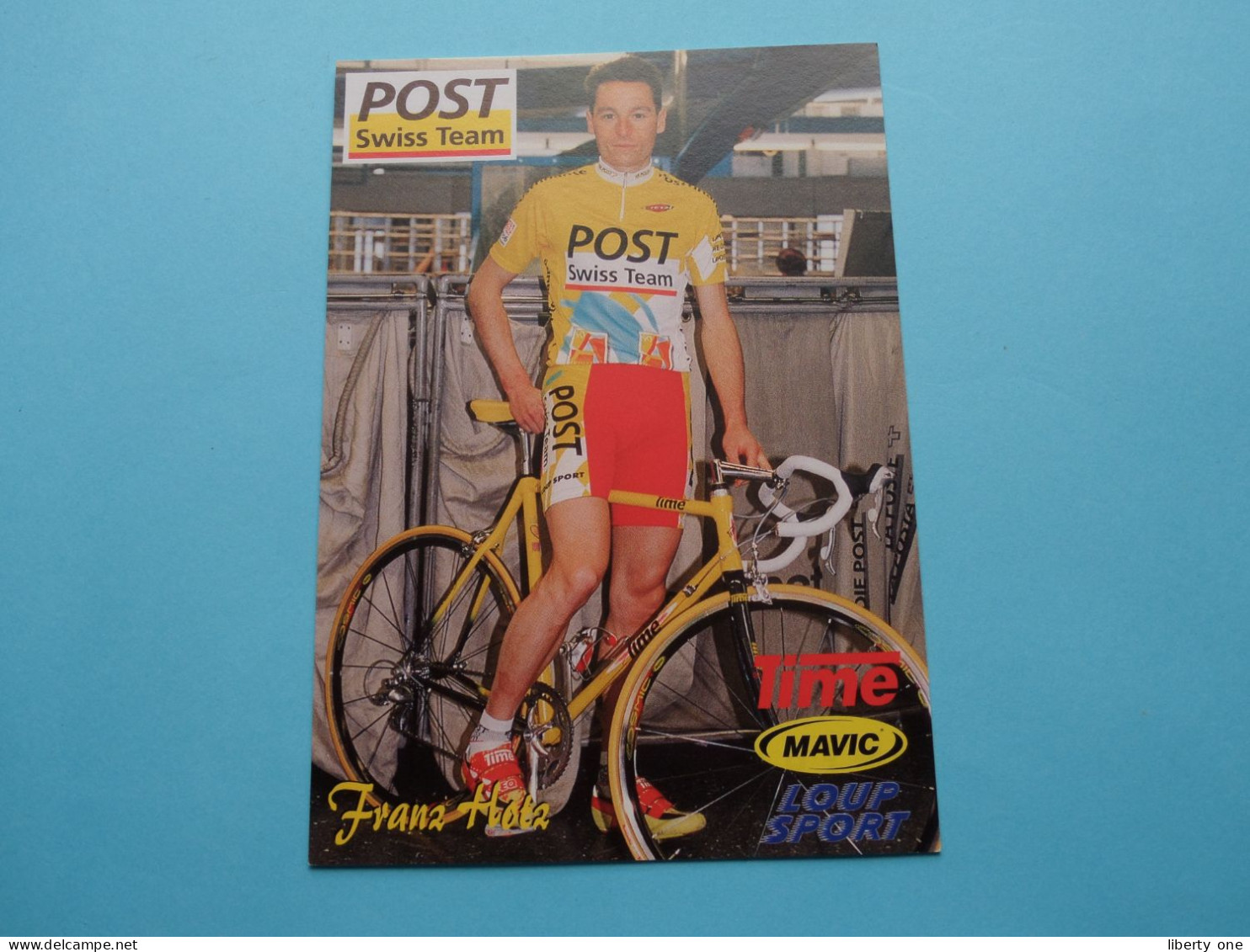 Franz HOTZ > POST Swiss Team ( Zie / Voir SCANS ) Format CP ! - Cycling