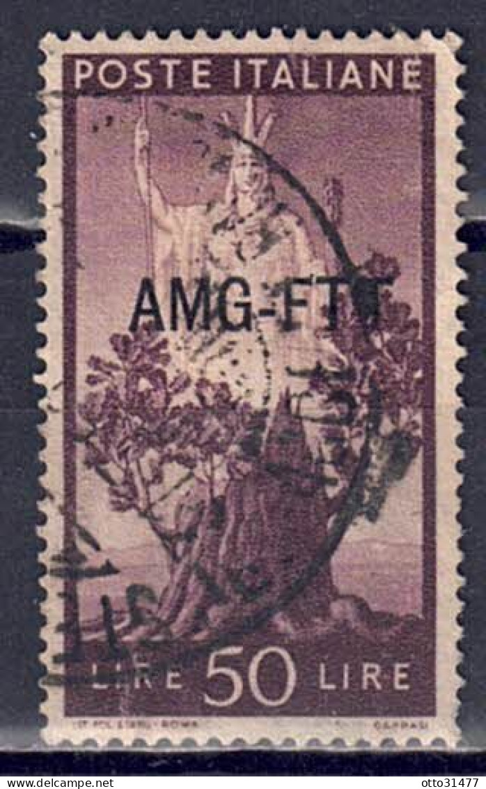 Italien / Triest Zone A - 1949 - Serie Demokratie, Nr. 90, Gestempelt / Used - Usati