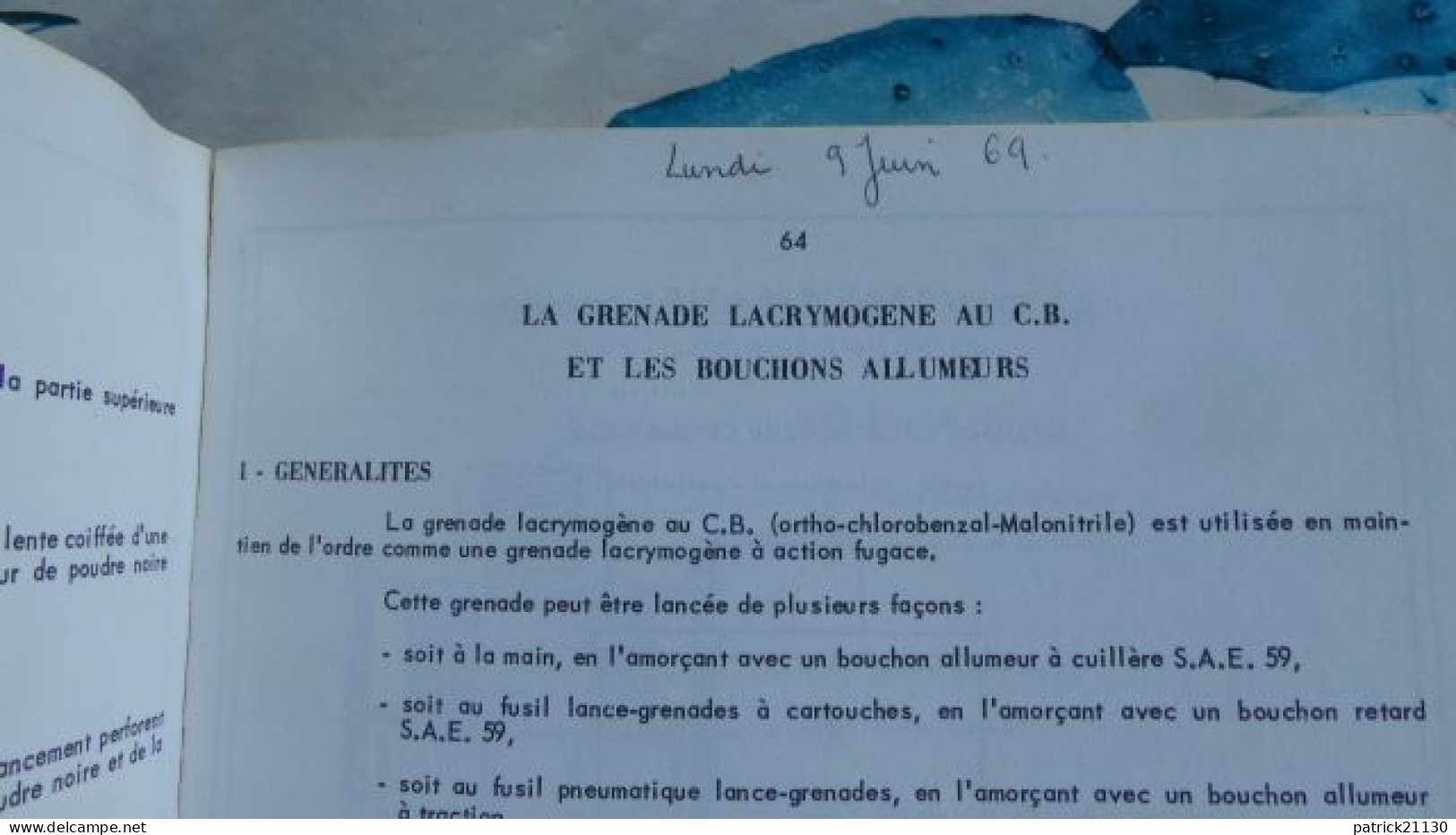 MANUEL INSTRUCTION TIR POLICE NATIONALE VERS 1965? PHOTOS ET PLANCHES ARMES ET POSITIONS DE TIR