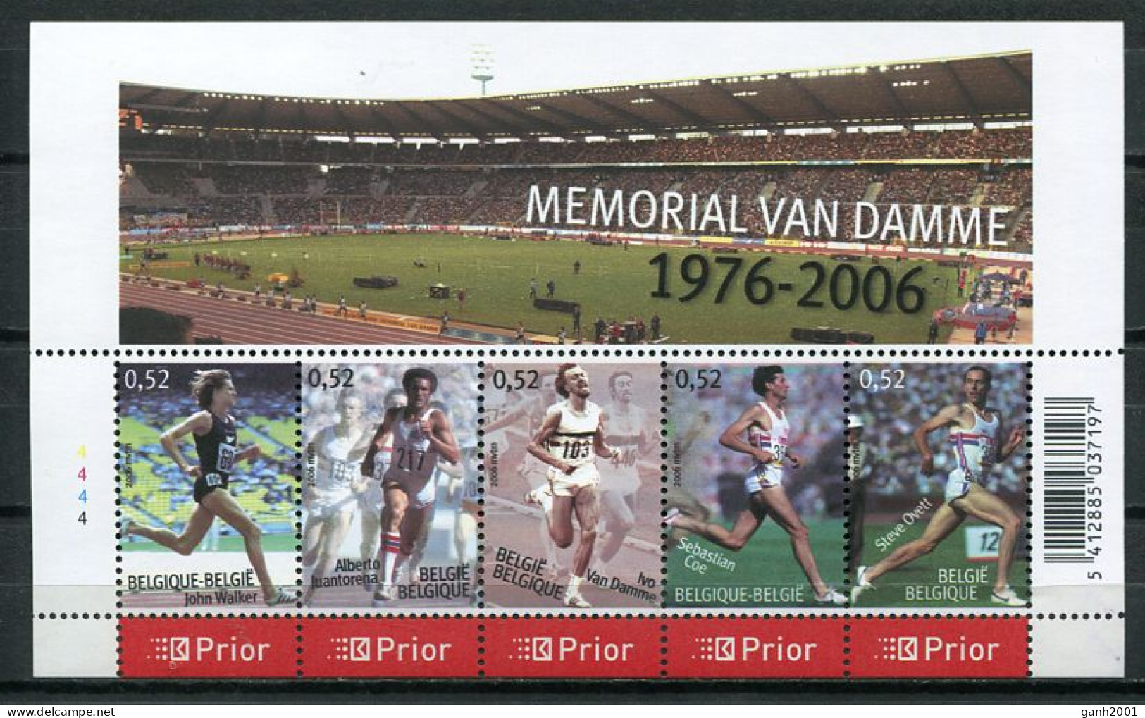 Belgium 2006 Bélgica / Sport Athletics MNH Deportes Atletismo Athletik / Ju20  33-54 - Athletics