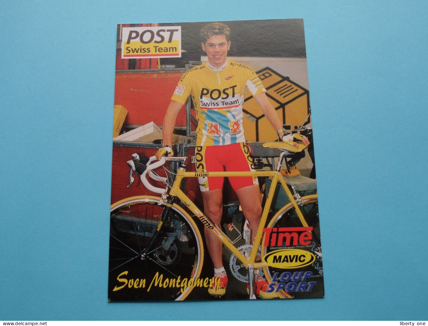Sven MONTGOMERY > POST Swiss Team ( Zie / Voir SCANS ) Format CP ! - Cyclisme