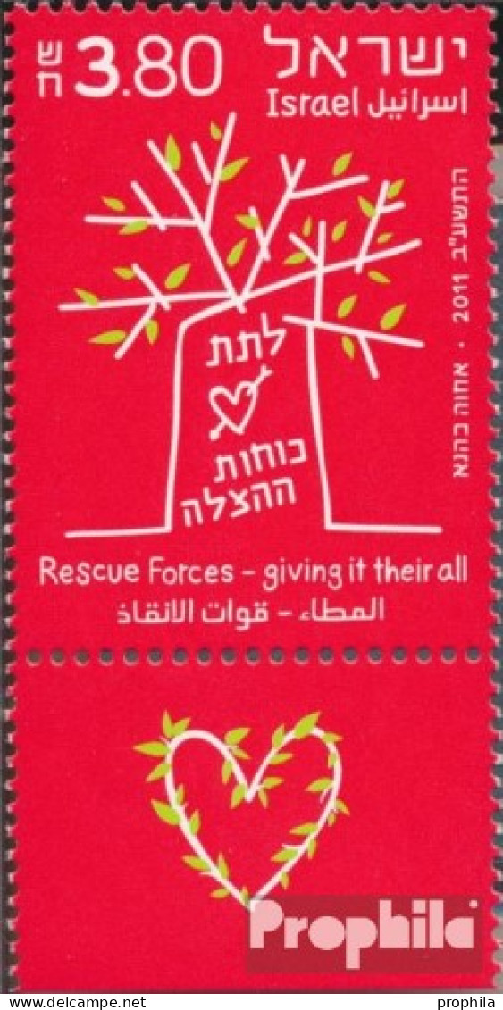 Israel 2262 Mit Tab (kompl.Ausg.) Postfrisch 2011 Rettungskräfte - Unused Stamps (with Tabs)