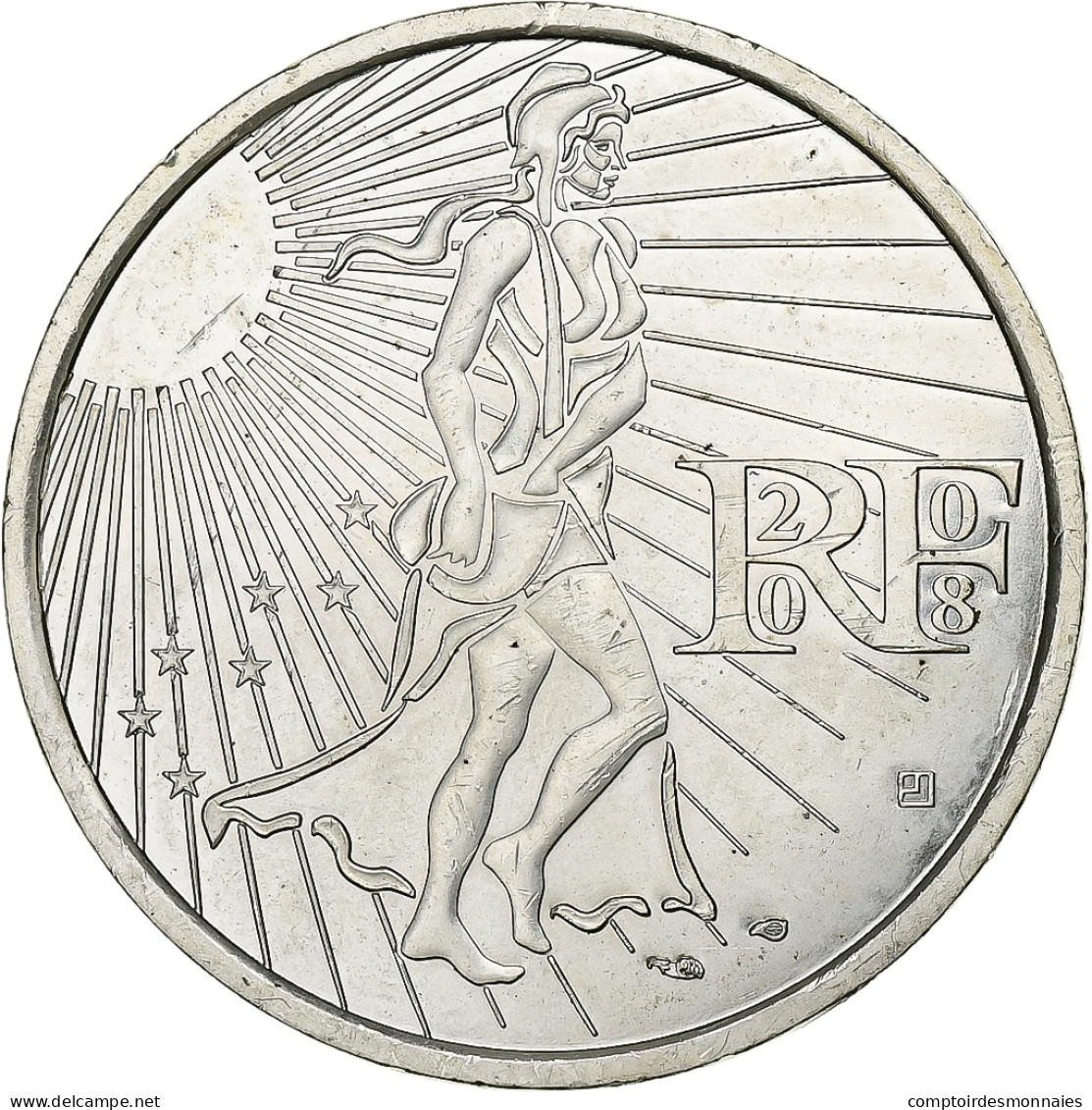 France, 15 Euro, Semeuse, 2008, Argent, SPL, Gadoury:2, KM:1535 - Francia