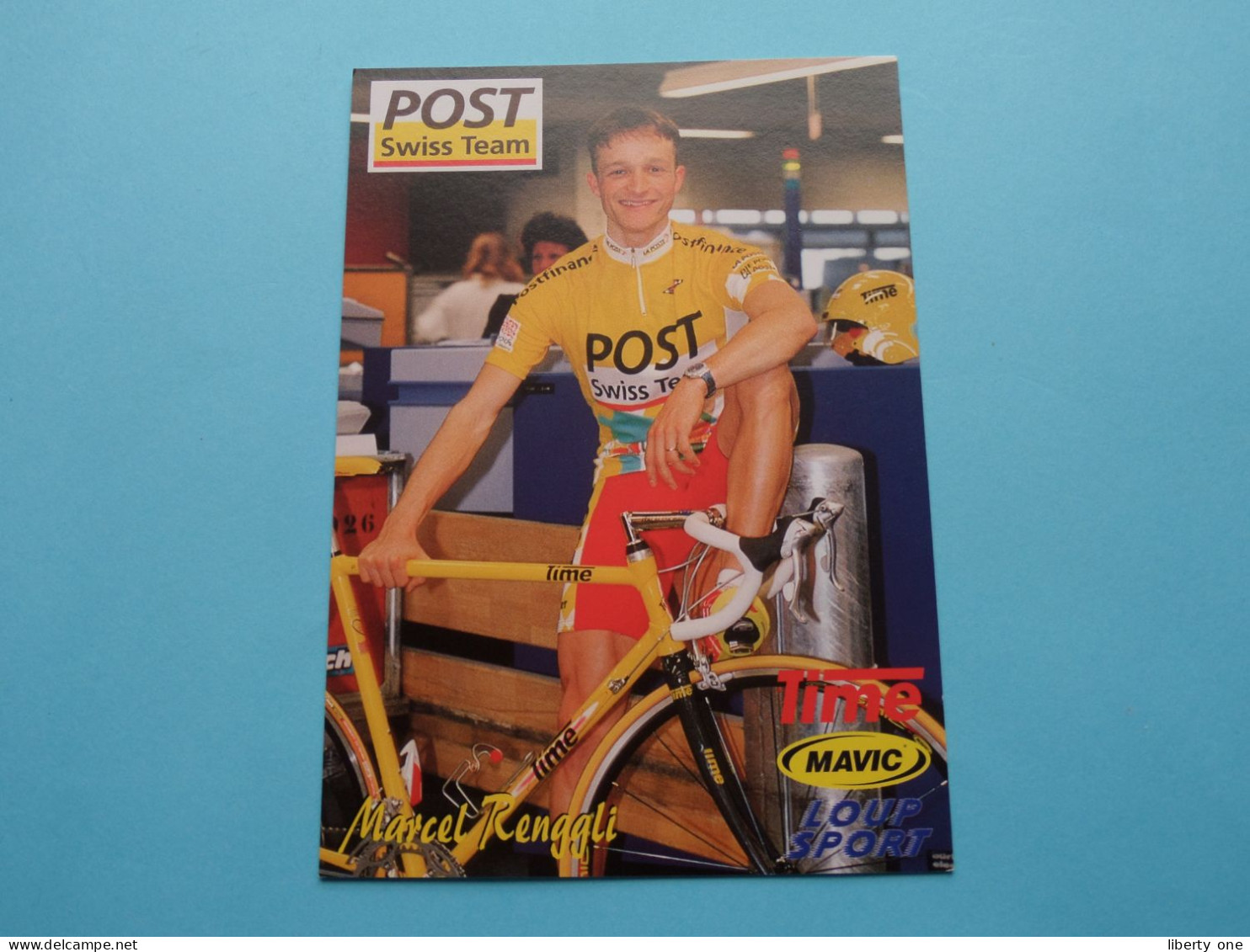 Marcel RENGGLI > POST Swiss Team ( Zie / Voir SCANS ) Format CP ! - Cyclisme