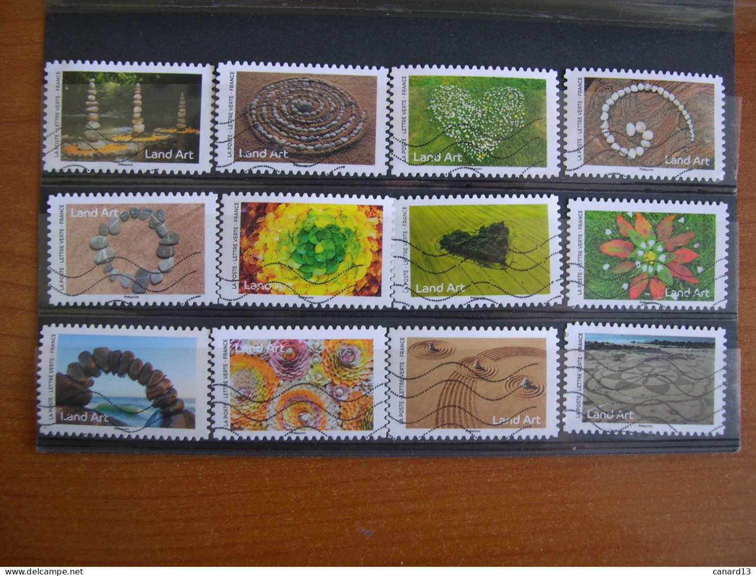 France Obl   Série Complète Land Art (YT 2375/2386) - Used Stamps