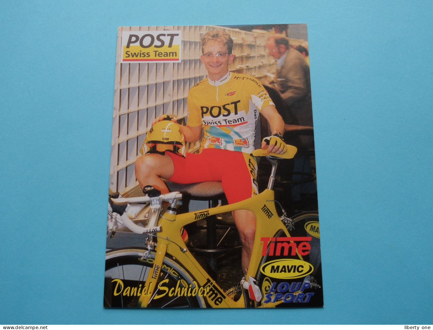 Daniel SCHNIDER > POST Swiss Team ( Zie / Voir SCANS ) Format CP ! - Cyclisme