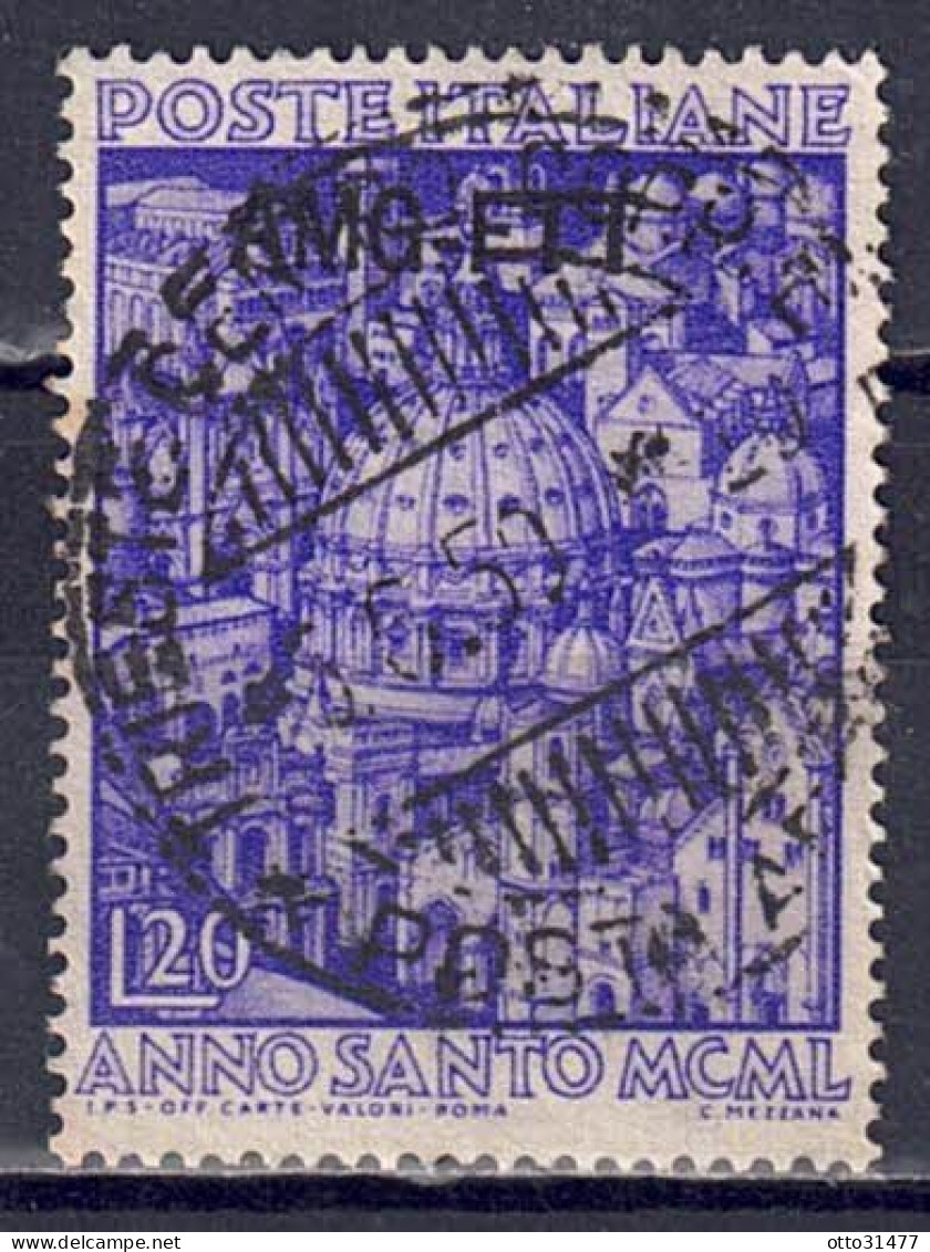 Italien / Triest Zone A - 1950 - Heiliges Jahr, Nr. 104, Gestempelt / Used - Usados