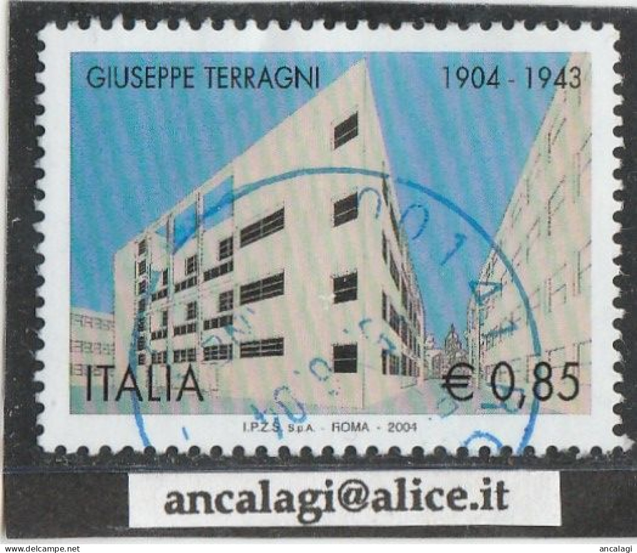 USATI ITALIA 2004 - Ref.0929 "GIUSEPPE TERRAGNI" 1 Val. - - 2001-10: Oblitérés