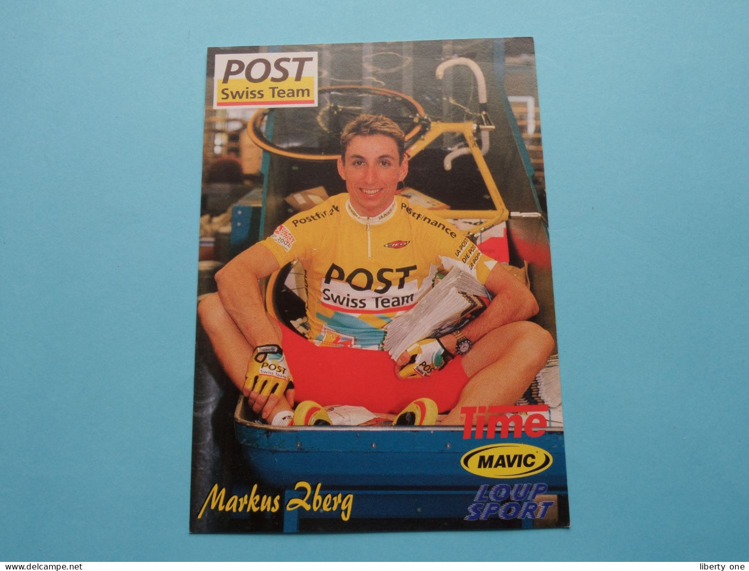 Markus ZBERG > POST Swiss Team ( Zie / Voir SCANS ) Format CP ! - Cyclisme