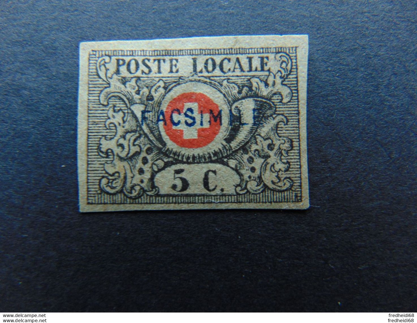 Très Beau Fac Similé Du N°. 2 (Philex) Des Postes Suisses - 1843-1852 Poste Federali E Cantonali