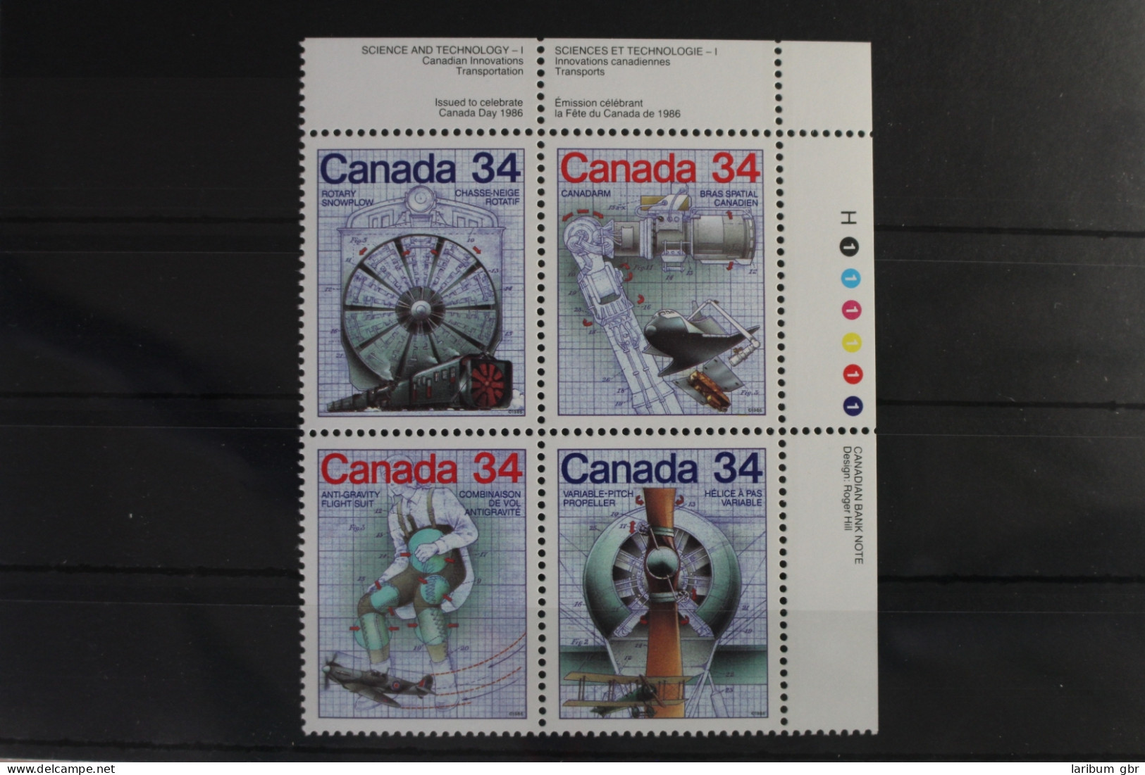 Kanada 999-1002 Postfrisch Als Viererblock #VB071 - Andere & Zonder Classificatie