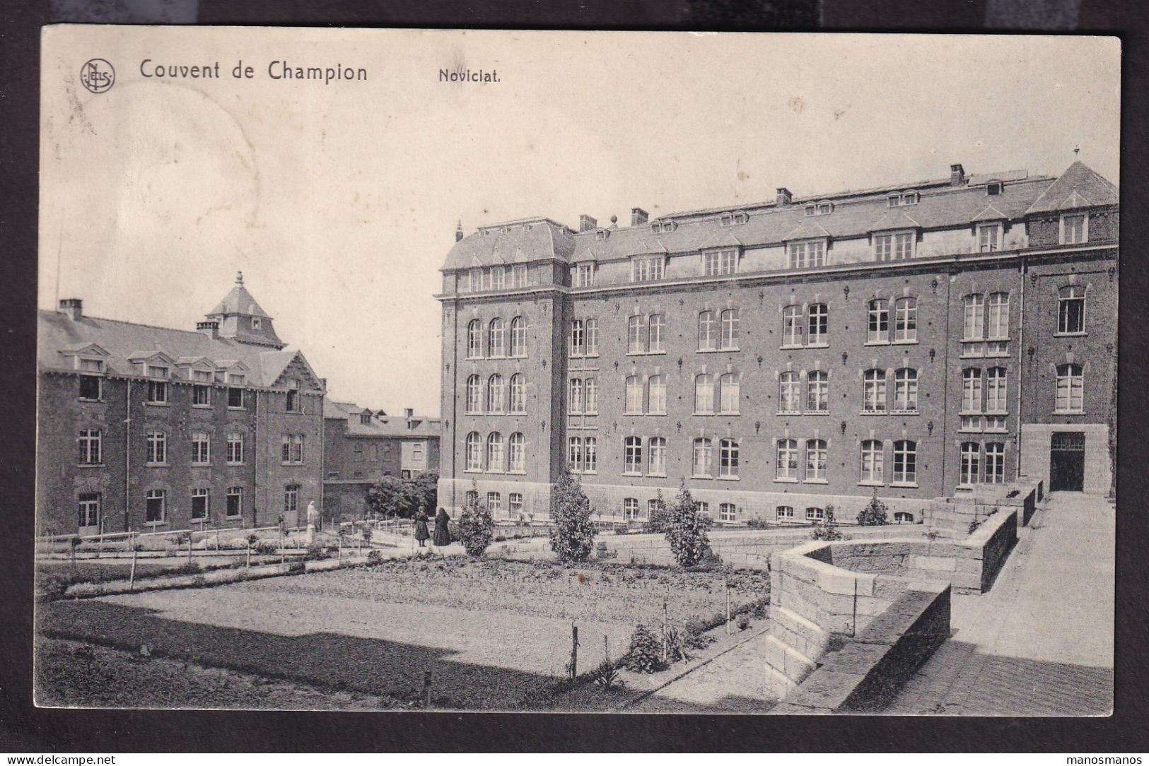 DDFF 660 -- Carte-Vue TP Armoiries T4R CHAMPION 1912 Vers Ixelles - COBA 25 EUR S/TP Détaché - 1893-1907 Wapenschild