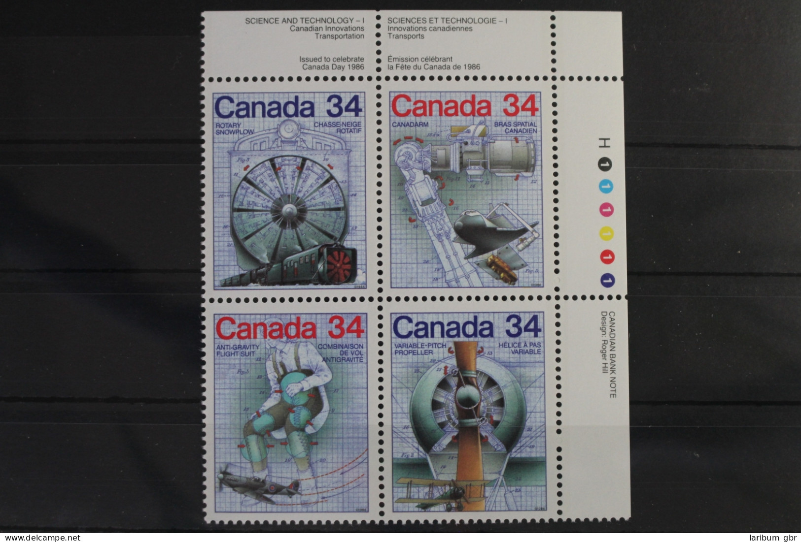 Kanada 999-1002 Postfrisch Als Viererblock #VB081 - Sonstige & Ohne Zuordnung