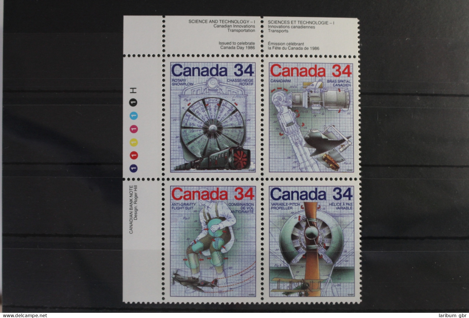 Kanada 999-1002 Postfrisch Als Viererblock #VB070 - Autres & Non Classés