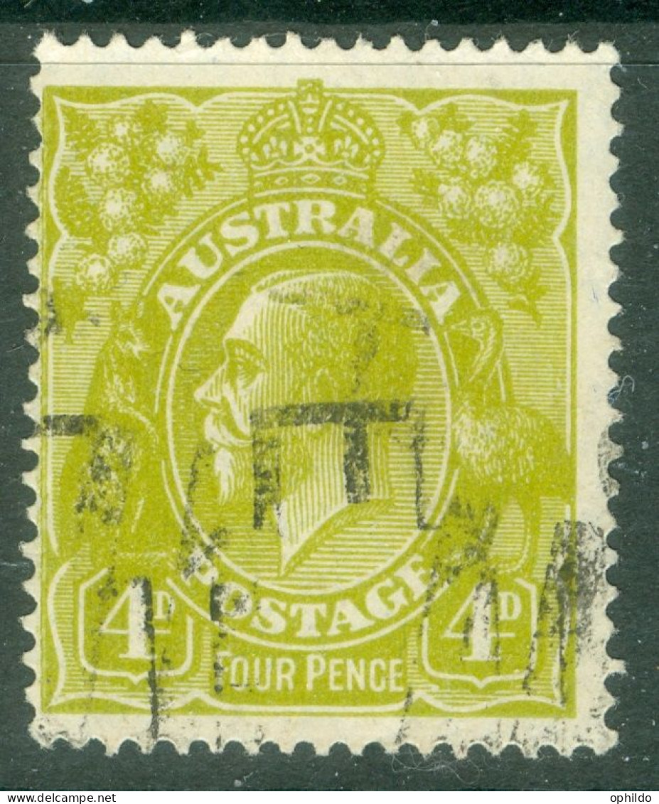 Australie  Yvert  55 B   Ou  Michel  76 XA    Ob  TB   - Used Stamps
