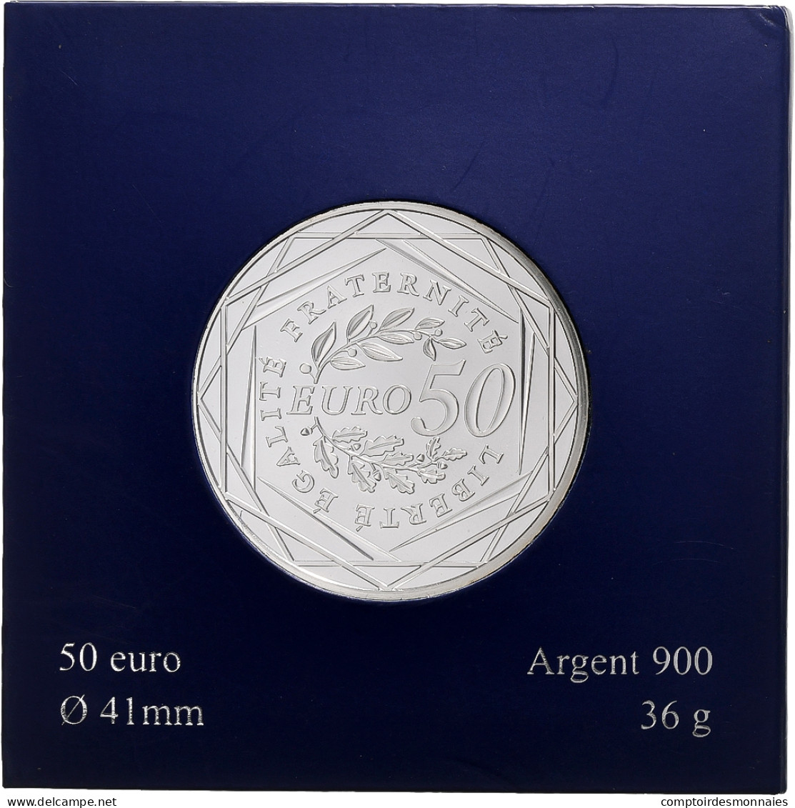 France, 50 Euro, Monnaie De Paris, Semeuse, 2010, Paris, Argent, FDC, KM:1644 - Francia