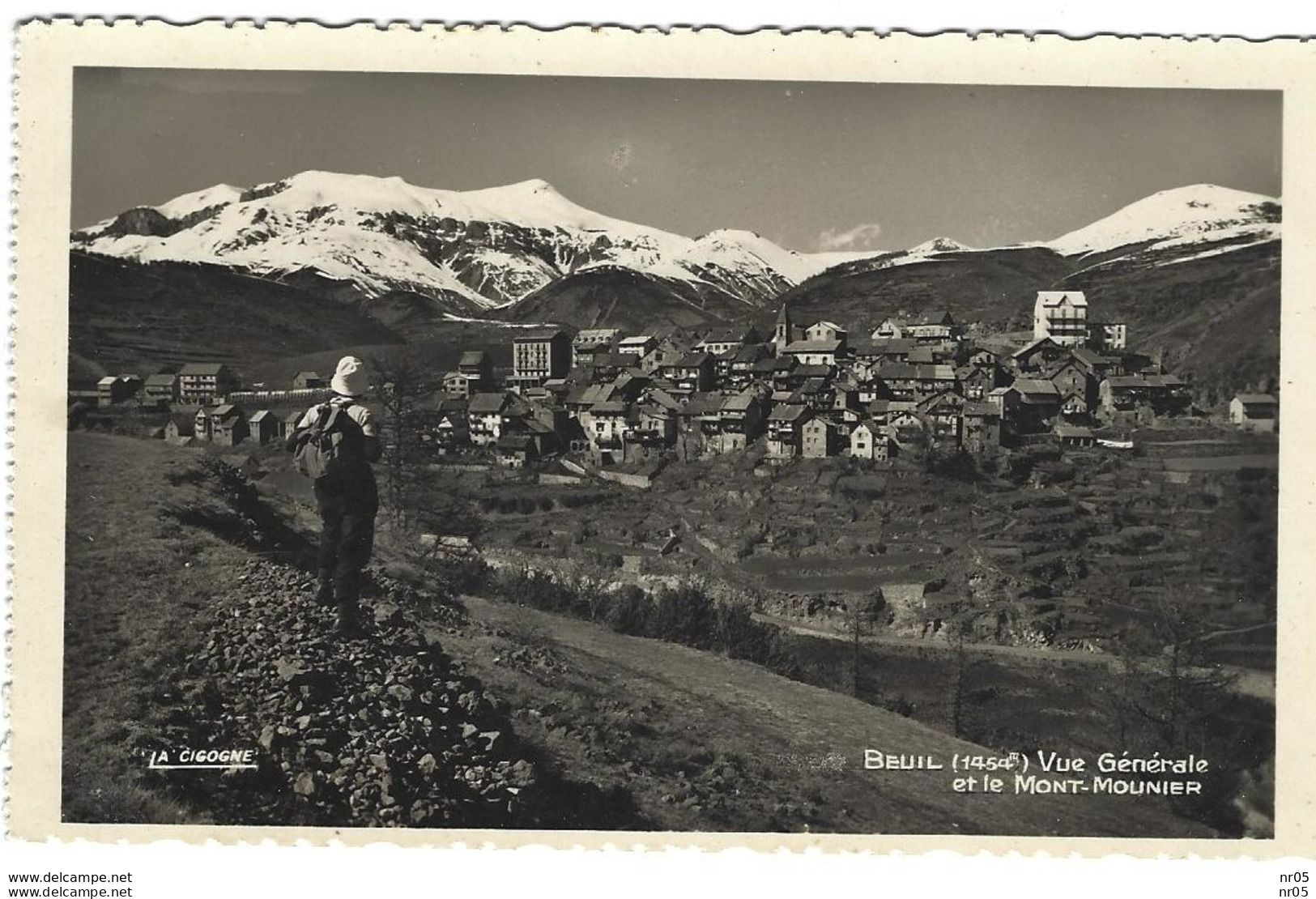 06 - BEUIL - Vue Générale Et Le Mont Mounier   (  Alpes Maritimes ) - Autres & Non Classés