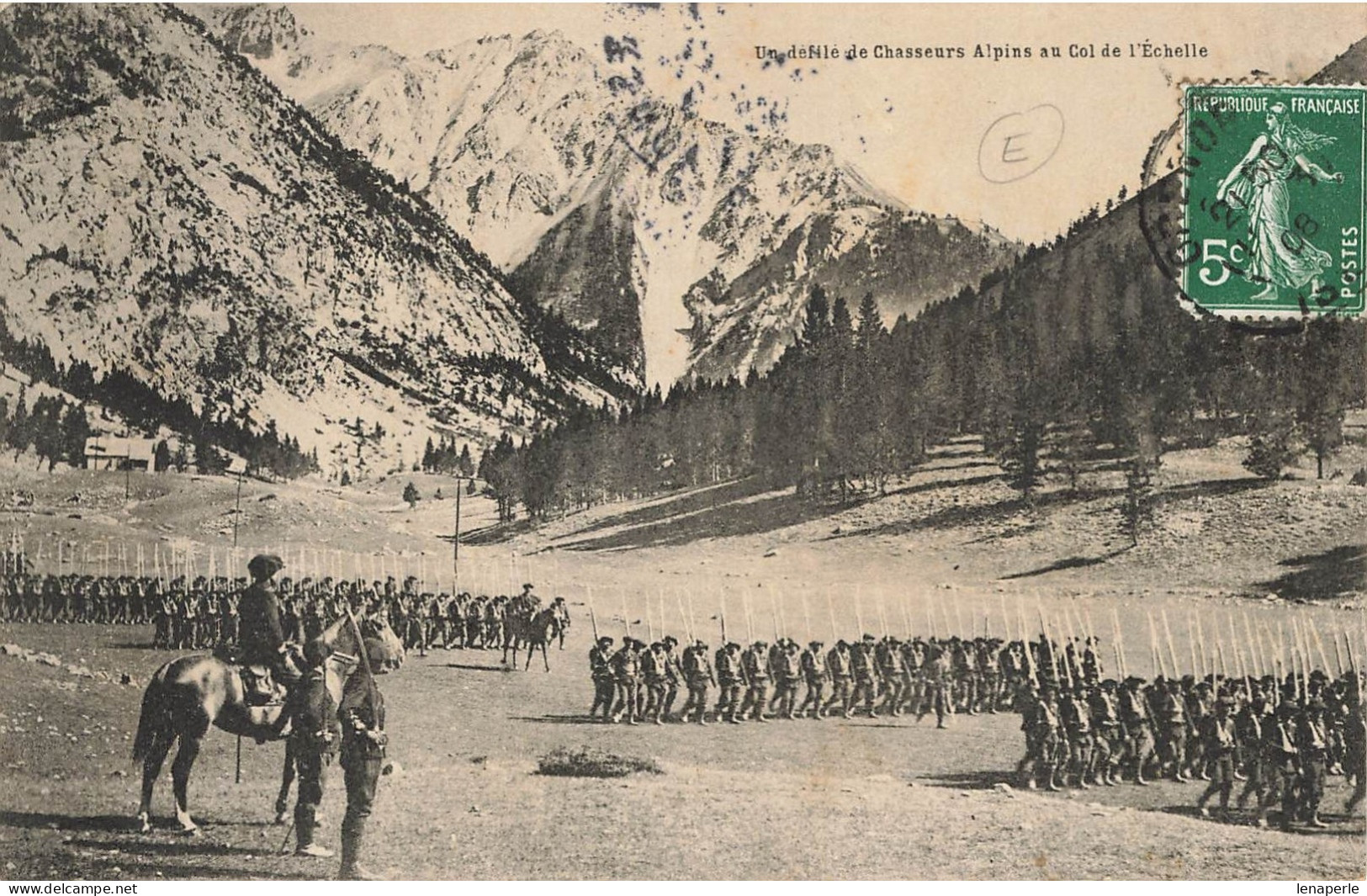 D6926 Défilé De Chasseurs Alpins Au Col De L'échelle - Otros & Sin Clasificación