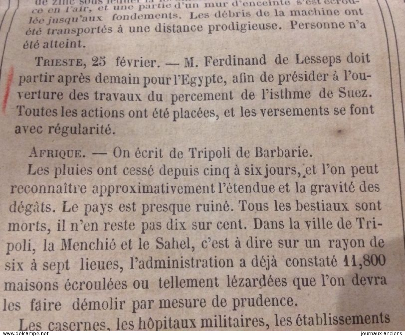 1859 REVUE D'AUTUN N° 2 Première Année - CAVALCADES - Ferdinand DE LESSEPS - LES DAMES DU BON SECOURS - Sin Clasificación