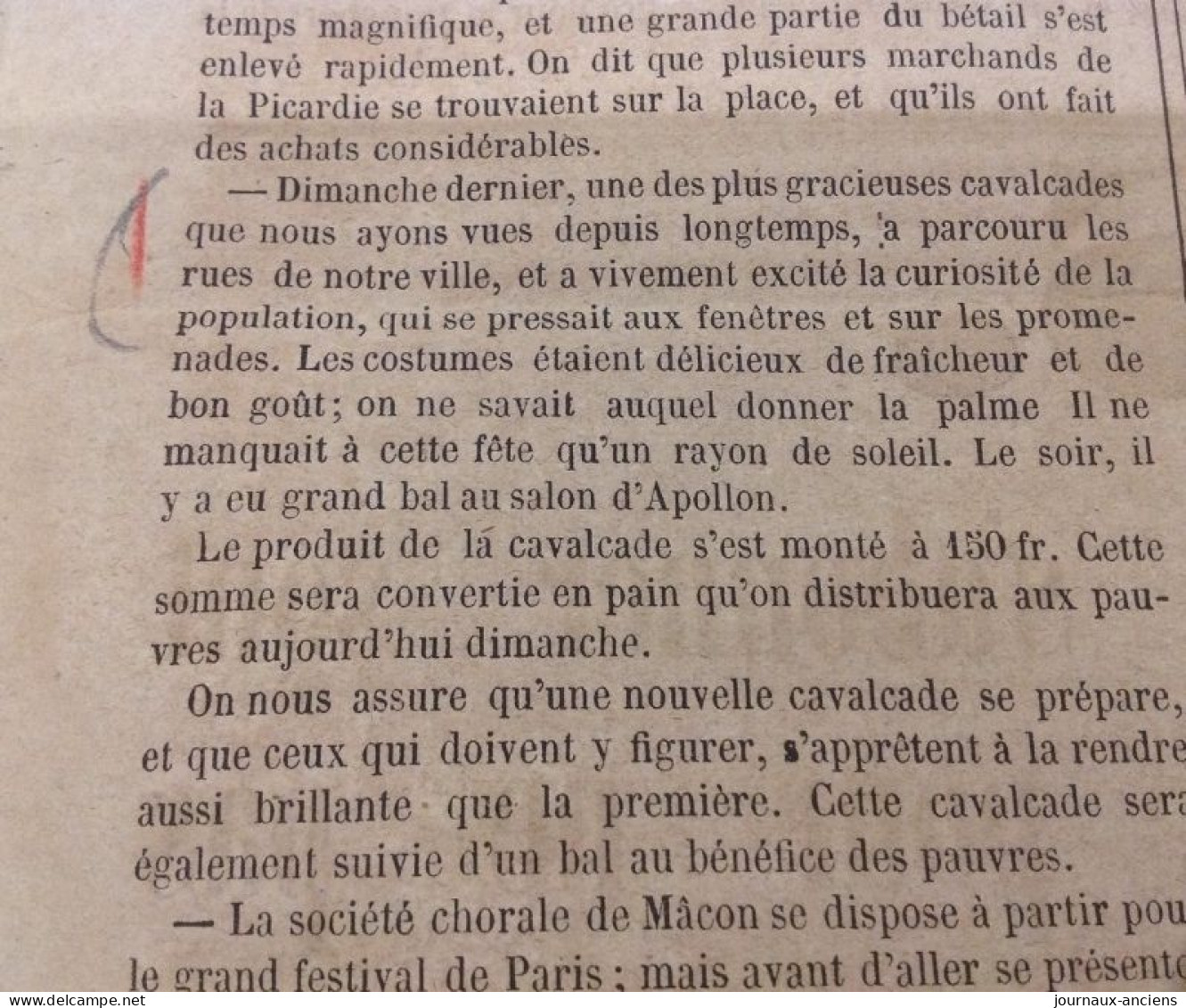 1859 REVUE D'AUTUN N° 2 Première Année - CAVALCADES - Ferdinand DE LESSEPS - LES DAMES DU BON SECOURS - Ohne Zuordnung