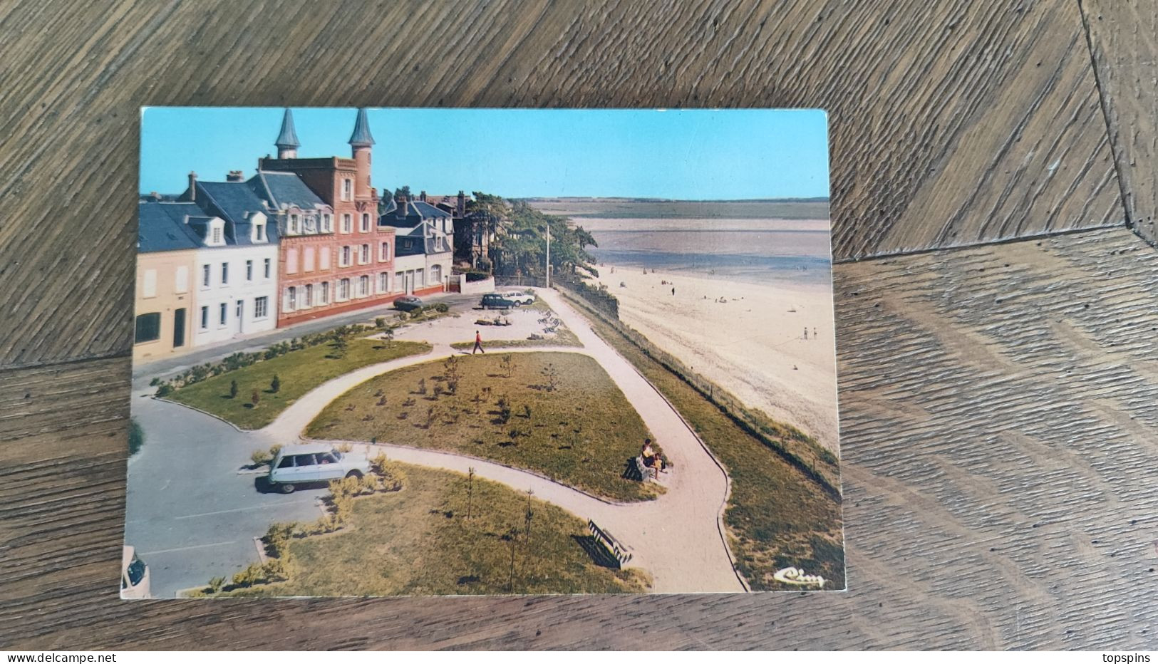 ED CIM MACON CARTE POSTALE CP LE CROTOY PLAGE CITROEN AMI 6 BREAK ANNEES 70 TBE - PKW