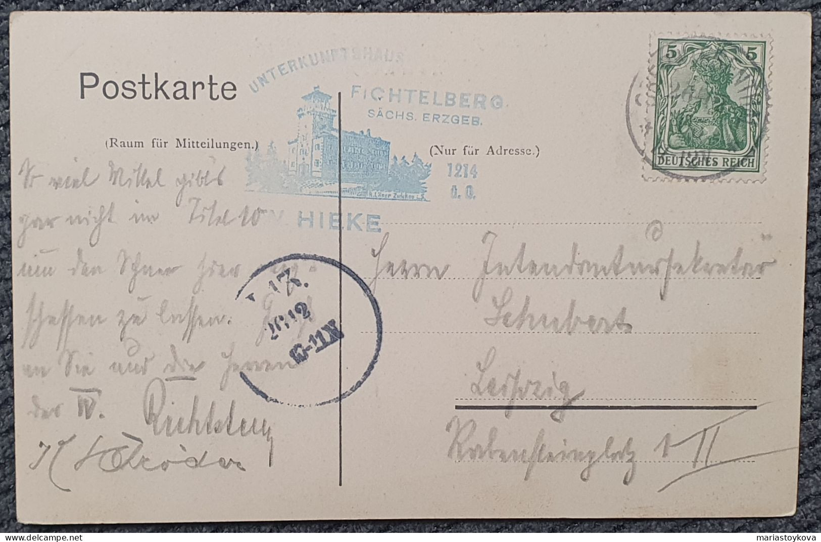 1917. Fichtelberg. Unterkunftshaus Im Sächs. Erzgebirge. - Oberwiesenthal