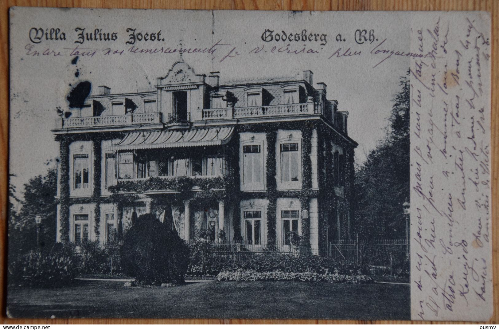 Godesberg A. Rh. - Villa Julius Joest.  - Petites Taches - (n°29071) - Bonn
