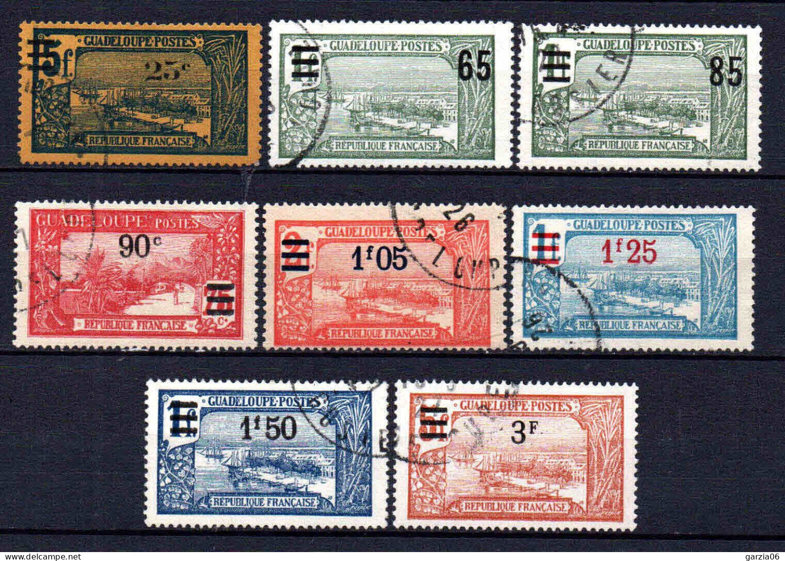 Guadeloupe  - 1924 - Tb Antérieur Nouvelles Valeurs  - N° 89 à 96  - Oblit - Used - Used Stamps