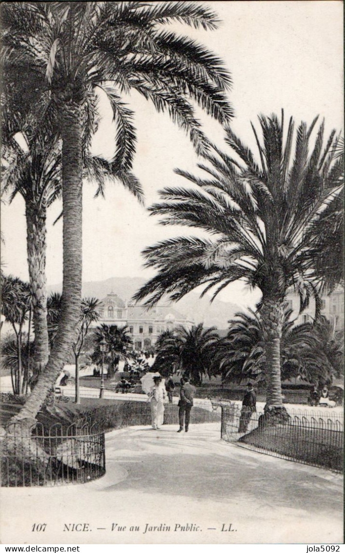 06 - NICE - Vue Au Jardin Public - Parques, Jardines