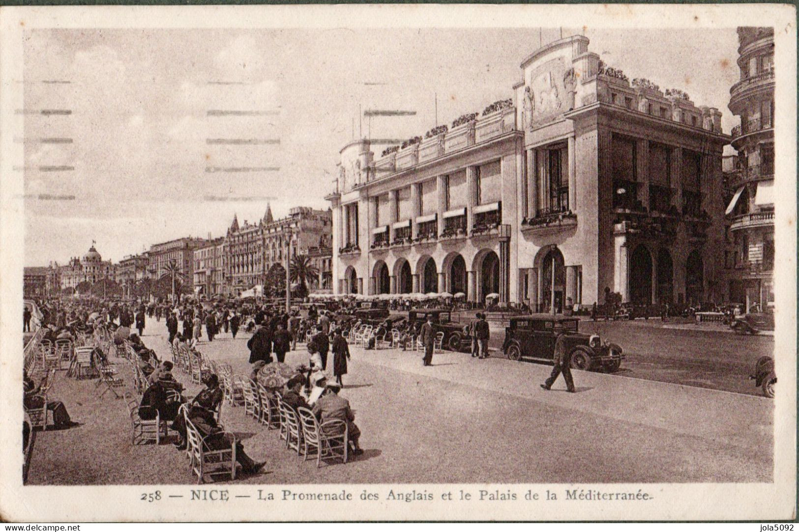 06 - NICE - La Promenade Des Anglais Et Le Palais De La Méditerranée - Scènes Du Vieux-Nice