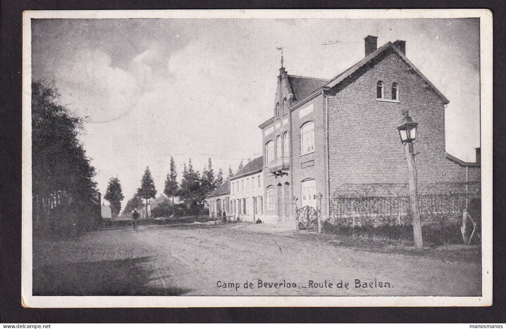 DDFF 662 -- Carte-Vue TP Armoiries T4R OOST-DUINKERKE 1912 Vers Moerbeke - COBA 15 EUR S/TP Détaché - 1893-1907 Wappen