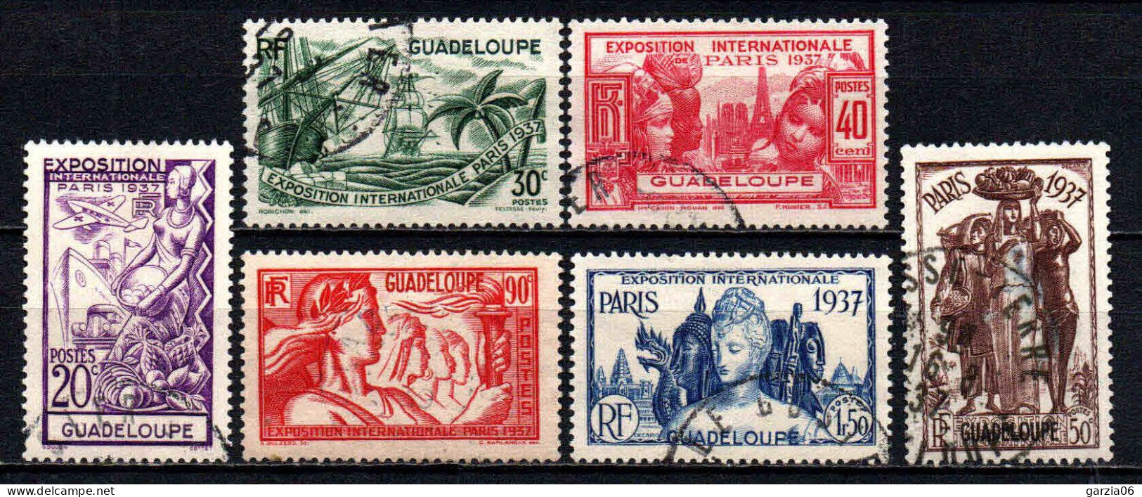 Guadeloupe  - 1937 - Exposition Internationale De Paris  - N° 133 à 138  - Oblit - Used - Usati