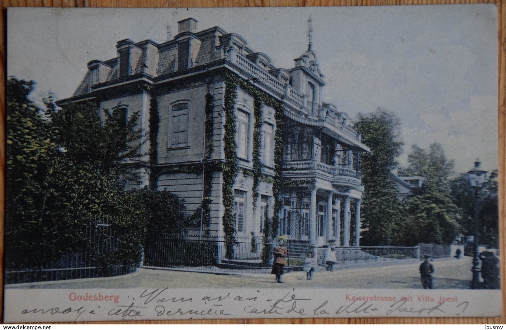 Godesberg - Kaiserstrasse Mil Villa Joest  - Animée : Petite Animation - Colorisée - (n°29073) - Bonn