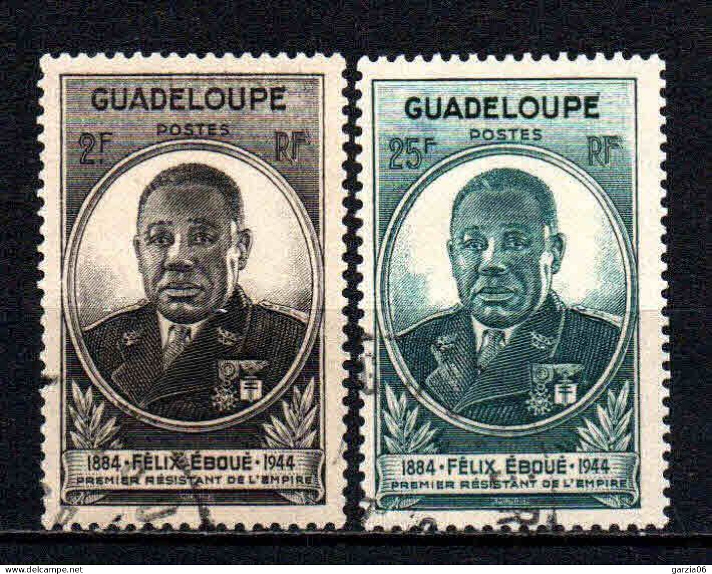 Guadeloupe  - 1945 - Félix Eboué  - N° 176/177  - Oblit - Used - Usati