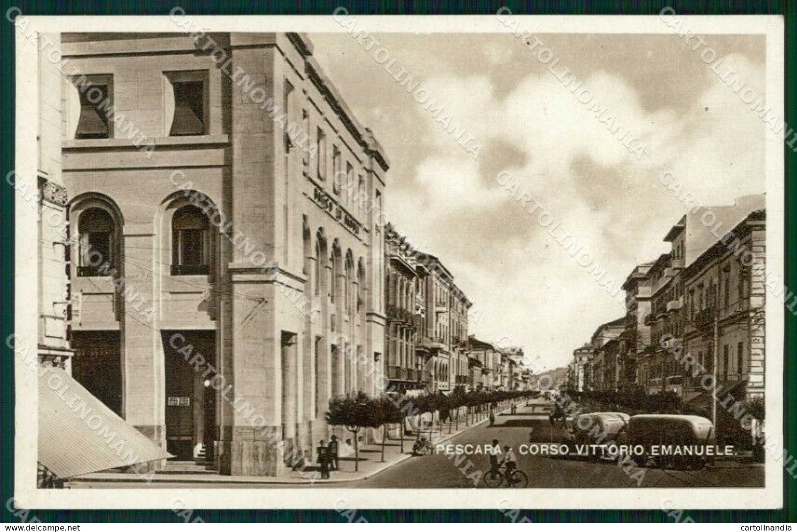 Pescara Città Corso Vittorio Emanuele ABRASA Foto Cartolina RT0107 - Pescara