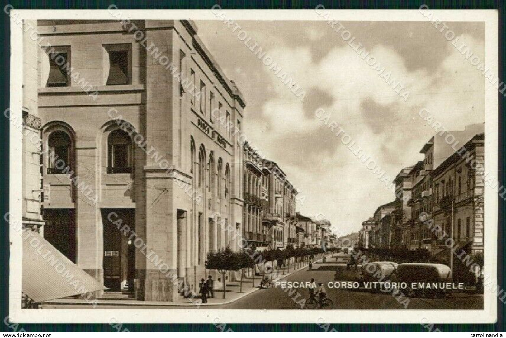 Pescara Città Corso Vittorio Emanuele ABRASA Foto Cartolina RT0109 - Pescara